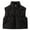 Black, variant on MuXiKeJi Boys Down Vest Thickened Sleeveless Jacket For Kids Outdoor Winter Wear Cold Weather Padded Garment