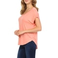 thumbnail image 2 of BONAMIE Women's Dolman Sleeve Round Neck Top, 2 of 3