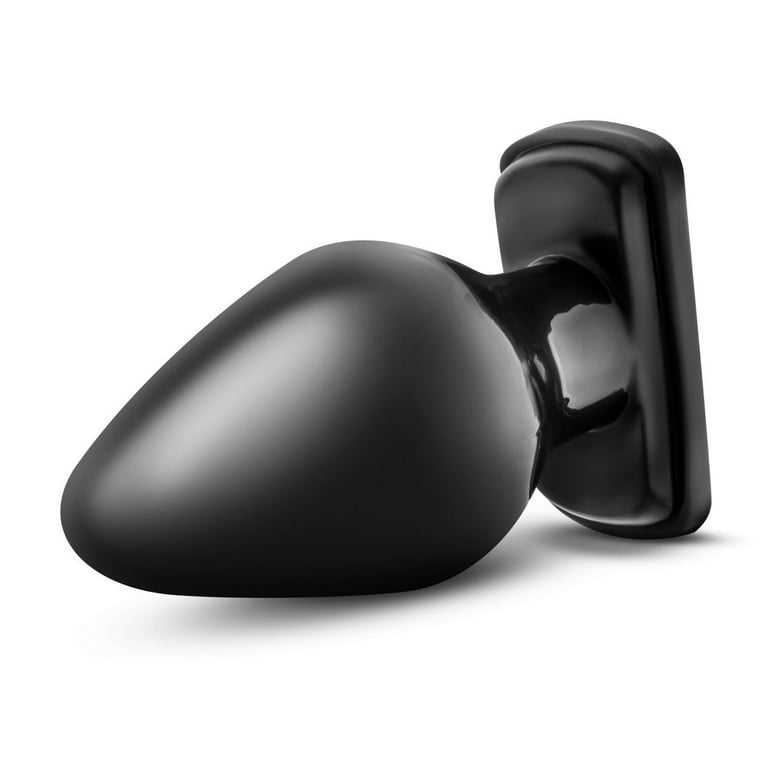 Eden XL PVC Anal Plug with Tapered Tip and Anchor Base, Black - Walmart.com