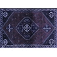 thumbnail image 1 of Ahgly Company Machine Washable Indoor Rectangle Persian Blue Traditional Area Rugs, 8' x 10', 1 of 4