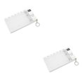 thumbnail image 3 of Monstrate Caja de recordatorio de pastillas de 28 rejillas semanal de ABS para el hogar con alarma electrónica, organizador de tabletas de viaje para Blanco 2piezas Monstrate CBP157930, 3 of 6