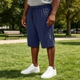 thumbnail image 2 of Mens Athletic Shorts Quick Dry Summer Gym Sport Running Shorts with Zipper Pockets Comfy Elastic Waist Cycling Short Pants, 5XL, 2 of 8