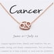 thumbnail image 5 of Collar de amistad Jumpingount de Doce signos del zodiaco con colgante de tarjeta de exhibición para regalos de Festival de amantes Cáncer 10piezas, 5 of 6