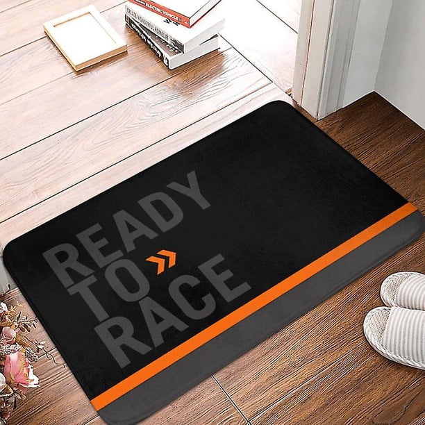 Ready To Race Front Floor Door Entrance Mat Indoor Motorcycle Rider Bath Kitchen Doormat Balcony Carpet Rug Toilet Footpad