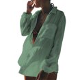 thumbnail image 2 of Traje de Baño para Mujer Traje de Baño para Playa Piscina Traje de Baño con Cuello Vuelto Camiseta Sexy Tipo Camiseta Mangas Largas para Piscinas de Playa ANGGREK  Otros, 2 of 6