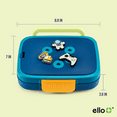 thumbnail image 3 of Ello Benni Kids Bento Lunch Box with Ice pack, Teal, 3 of 9