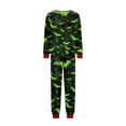 thumbnail image 4 of Racifhz Halloween Family Matching PJ Set Soft Cotton Blend Loungewear Long Sleeve Shirt and Sleep Pants Cute Print Holiday Nightwear Halloween Gifts for Family Pajama Party, Women Size:L, 4 of 6