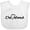 AA-White, variant on Inktastic Cleveland Heart Handwriting Black Boys or Girls Baby Bib