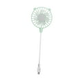 thumbnail image 2 of Mini ventilador USB portátil multiusos para ascensores y colas. Verde claro, 2 of 9