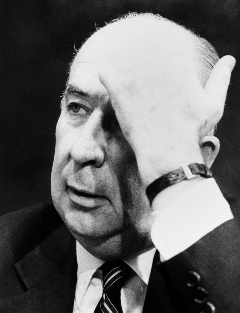 Former Atty Gen John Mitchell Before The Senate Watergate Committee