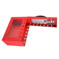 thumbnail image 4 of Caja de Seguridad DAUZ rojo con Ventana Transparente y Gestión de Grupos, 4 of 9