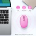 thumbnail image 3 of TECKNET Wireless Mouse, 2.4G Quiet Computer Mouse with USB Receiver, 4 Buttons Portable Cordless Mice for Chromebook, Laptop, PC, Mac, 800/1200/1600 DPI, 3 of 8