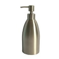 thumbnail image 1 of MasteelfCA Bouteilles de Savon Liquide Vides en Acier Inoxydable 304 avec Pompe, Contenants de Désinfectant pour les Mains Rechargeables pour Shampooing, Émulsion, Savon Liquide (Argent, 500ml), 1 of 8