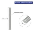 thumbnail image 2 of Uxcell M10 x 120mm Tige en Acier Inoxydable 304 Entièrement Filetée, 2 of 6