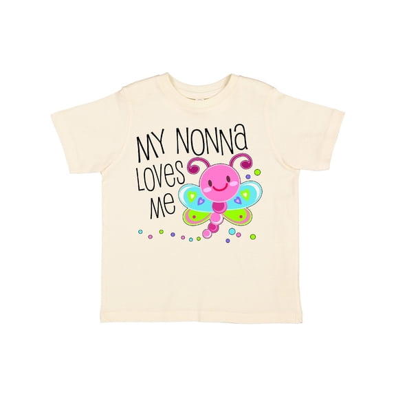 Inktastic My Nonna Loves Me Cute Dragonfly Boys or Girls Toddler T-Shirt