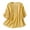 Yellow, variant on Embroidered Boho Tops for Women 2026 Crew Neck Blouses Dressy Casual Half Sleeve Shirts with Ruched Cuffs Loose Fit Outdoor Travel Outfits