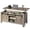 Greige, variant on GALAXHERO 47.3" Farmhouse Lift Top Coffee Table with Sliding Barn Doors, Large Hidden Storage Compartment and Adjustable Shelf for Living Room, Office, Rustic Brown
