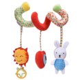 thumbnail image 2 of Cochecito de juguete en espiral, juguete de peluche en espiral con forma de animal de dibujos animados para bebé, juguete de cuna en espiral de calidad en la que puede confiar, 2 of 14