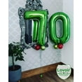 thumbnail image 3 of Dark Green 17 Number Balloons, 40 Inch Giant Number 17 Balloons Foil Mylar Helium Dark Green Number Balloons for 17th Birthday Party Supplies Anniversary Event Celebration Decorations, 3 of 4