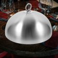 thumbnail image 3 of Stainless Steel Steak Cover Teppanyaki Dome Dish Lid Anti Oil Splashing Food Cover Cooking Tool for Restaurant Home (24cm), 3 of 4