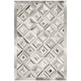 thumbnail image 2 of SAFAVIEH Studio Leather Ulysses Geometric Area Rug, Grey, 8' x 10', 2 of 4