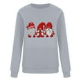 thumbnail image 4 of JingHai Women Ugly Christmas Sweater Cute Santa Print Knitted Pullover Sweaters Long Sleeve Xmas Holiday Loose Jumper-Gray XXL, 4 of 4