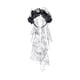 thumbnail image 1 of Accesorios para el Cabello de Halloween la Banda Wansheng Está Hecha de Tela de Poliéster Y Se Utiliza para la Decoración de Vacaciones, Accesorios para el Cabello Floral, Cráneos Femeninos, Manos Fan, 1 of 6