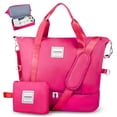 thumbnail image 1 of Bolso de fin de semana WOOMADA para mujer con compartimento para zapatos y bolsillo húmedo, 1 of 6