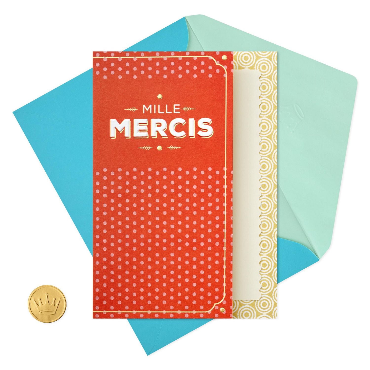 Carte de remerciement – Hallmark (Mille mercis)