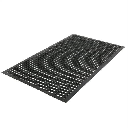 

Bar Kitchen Industrial Multi-Functional Anti-Fatigue Drainage Rubber Non-Slip Hexagonal Mat 150*90Cm