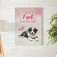 thumbnail image 2 of Every Fart is Love Note Miniature American Shepherd Guilty Face Happy Valentine's Vertical Matte Canvas Poster MAS Dog Lover Gifts Wall Art Home Decor - 01016, 2 of 5