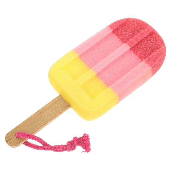 GOOHOCHY 1PC Washing Sponge Unique Ice Cream Shaped Stick Cleaning Sponge Kitchen Scrubber