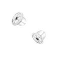 thumbnail image 1 of Replacement Pair (2) 14k White Gold Earring Screw Backs Fits In Season Jewelry, 1 of 4