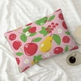 thumbnail image 5 of Queen Size Pillows Cases Standard Size 20x26 In - Cute Berry Flower Fruit Soft Comfort Envelope Closure Pillowcases Standard, 5 of 5