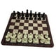 thumbnail image 5 of Juego de ajedrez, juguete educativo, regalo, versátil, antideslizante, portátil, premium, para adultos, juego de mesa de viaje, tablero plegable. Ajedrez blanco y negro, 5 of 8