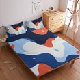 thumbnail image 2 of Bedding Set Art Style Fitted Sheet Set with Pillowcase Teen Adult Fashion Home Textiles,Twin (39"x75"), 2 of 5