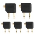 thumbnail image 1 of Adaptador de audio Jack de 3,5 mm para Audífonoses de viaje en avión (5 piezas), 1 of 6