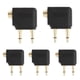 thumbnail image 2 of Adaptador de audio Jack de 3,5 mm para auriculares de viaje en avión (5 piezas), 2 of 7