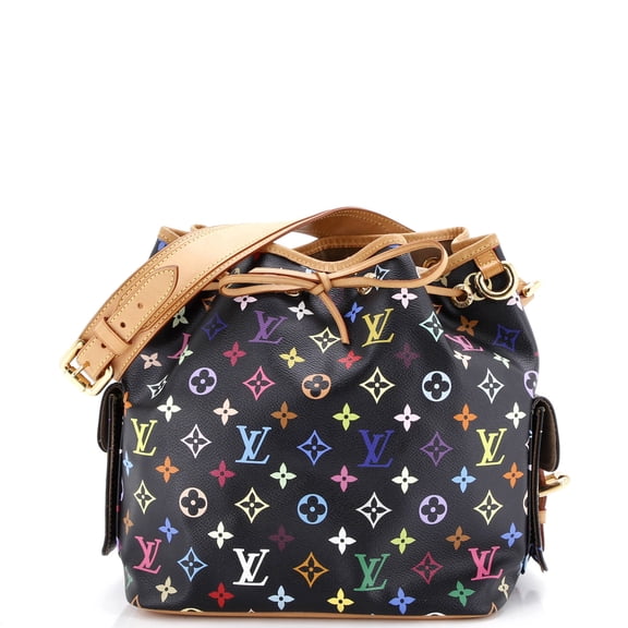 Pre-Owned Petit Noe Handbag Monogram Multicolor By Rebag