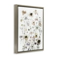 thumbnail image 3 of Stupell Industries Soft Cottage Florals Pattern Botanical & Floral Painting Brown Floater Framed Canvas Art Print Wall Art, 25 x 31, 3 of 9
