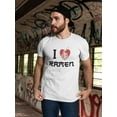 thumbnail image 2 of I Love Ramen T-Shirt Men -Smartprints Designs, Male Medium, 2 of 4
