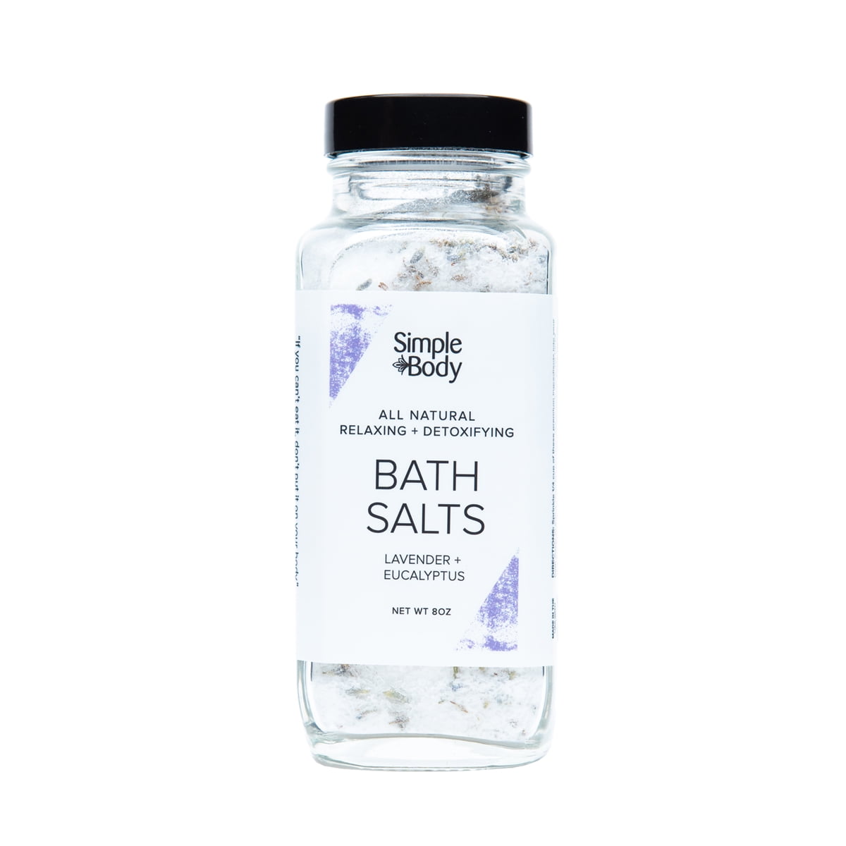 Simple Body Bath Salts Lavender + Eucalyptus