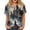 Black, variant on Womens Halloween Tops Short Sleeve Henley Spiderweb Shirts Causal Loose Pull On T Shirts, 2XL
