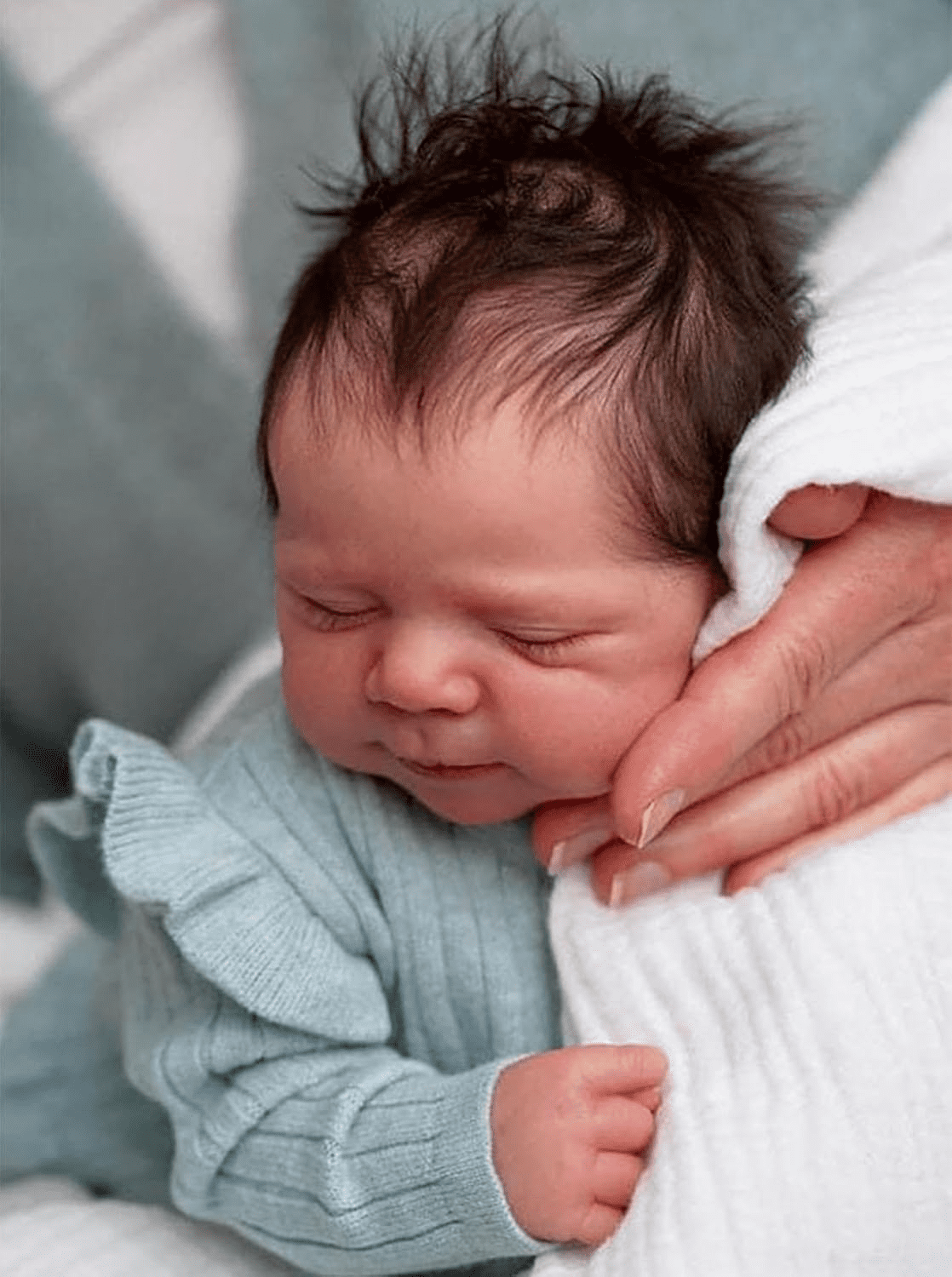 Lifelike Reborn Baby Dolls 18 Inch Realistic Newborn Sleeping Baby Dolls That Look Real Preemie Babies Alive Soft Silicone Reborn Infant Dolls