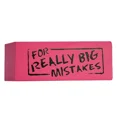thumbnail image 4 of Zugar Land Jumbo Big "For Really Big Mistakes" Pencil Wedge Eraser, Pink (1  Piece), 4 of 4
