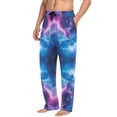 thumbnail image 2 of FORMRS Mens Pajama Pants with Pockets Sleepwear Lounge Bottoms Sizes S-2XL, Galaxy Pattern, 2 of 7