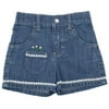 Riders - Floral Lace Embroidery Denim Shorts for Girls - Toddler