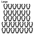 thumbnail image 3 of 32x Microphone Stand Cable Clips Boom Pole Cable Clips Clamp Plastic Mount Small Wire Clips Pro Audio Microphone Accessories, 3 of 10