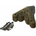 thumbnail image 1 of Protectores de bordes de metal vintage Levamdar juego de 10 latón antiguo bronce, 1 of 5