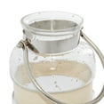 thumbnail image 6 of DecMode Clear Glass Decorative Candle Lantern with Curved Handle, 6 of 10